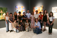 La muestra colectiva ‘La meta invisible/ cargando…’ exhibe en el Rectorado la creación emergente de Bellas Artes