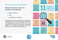 Sesión informativa sobre las prácticas universitarias