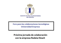 Foro para las Colaboraciones Tecnológicas de IIE con REDEIA ELEWIT 