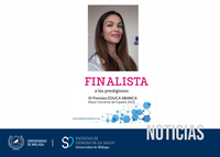 Profesora de la Facultad de Ciencias de la Salud, finalista en los Premios EDUCA ABANCA Mejor Docente de España 2025