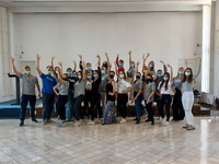 Taller de flamenco en el CAC Málaga para estudiantes internacionales