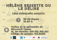 Conferencia "Hélène Bessette ou le délire"