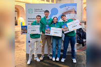 Cuatro alumnos, premiados en Oviedo en el primer hackathon internacional de Ciberseguridad