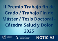 Convocatoria de premio a mejor TFG, TFM y tesis doctoral en dolor músculo-esquelético