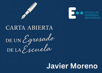 Carta abierta de Javier Moreno, antiguo alumno de la Escuela