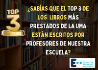 El profesorado de nuestra escuela, autor de los tres libros más prestados de la UMA