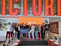 Resounding success of the visit to the Cerveza Victoria brewery with international students