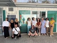 El UMA International HUB recibe a los socios del proyecto europeo “Now Fashion: Zero Waste” con una visita guiada por el campus de Teatinos