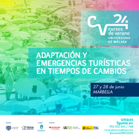 Curso de verano 2024. “Adaptación y emergencias turísticas en tiempos de cambio”
