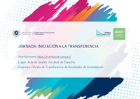 Jornada "Iniciación a la Transferencia". Ciclo Jornadas OTRI 2023-24
