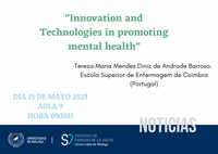 Innovation and Technologies in promoting mental health