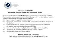 Acto académico Día del Socio