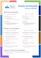 Jornadas de Bienvenida Curso 2025-2026