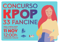 CONCURSO DE K-POP/ Sábado 11 de noviembre