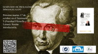 Seminario de prolegómenos Immanuel Kant