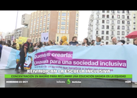 Concentración por una escuela inclusiva