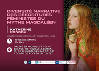 Conferencia "Diversité narrative des réécritures féministes du mythe magdaléen"