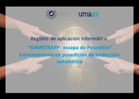 Registro de “GAMETRAPP: escapa de Poseditón” para la formación en posedición de traducción automática