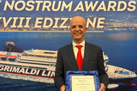 Agustín Rivera recibe el XVIII premio internacional de Periodismo Mare Nostrum