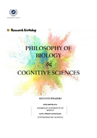 XII EDITION WORKSHOP OF PHILOSOPHY OF BIOLOGY & COGNITIVE SCIENCES