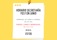 Horario Secretaría Junio