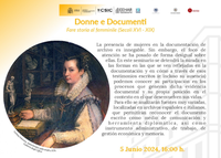 Seminario "Donne e Documenti. Fare storia al femminile (Secoli XVI-XIX)"