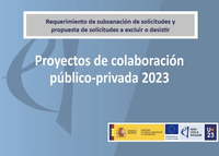 Convocatoria Colaboración Público-Privada 2023- Nuevas publicaciones