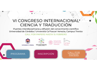 VI CONGRESO INTERNACIONAL CIENCIA Y TRADUCCIÓN