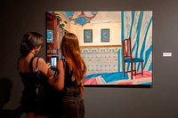 Alumnos de Bellas Artes exponen en el Centro Cultural María Victoria Atencia