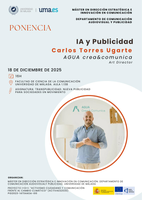 La IA aplicada a la publicidad, protagonista de una charla con Carlos Torres en la Facultad