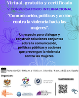 Laura Teruel y Mercedes Cancelo participarán en un conversatorio internacional sobre comunicación y violencia contra las mujeres