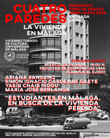 CUATRO PAREDES. La vivienda en Málaga: 3ª sesión (de 4)