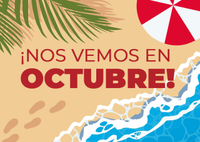 ¡VOLVEMOS EN OCTUBRE!