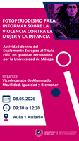 Fotoperiodismo para informar sobre la violencia contra la mujer y la infancia
