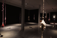 Las obras de la artista Victoria Maldonado, en la Sala de Exposiciones del Rectorado