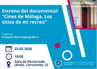Preestreno del documental "Cines de Málaga. Los sitios de mi recreo"