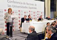 Presidenta de la CRUE: Las reformas de la Universidad deben ser fruto del consenso