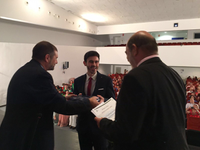 ENTREGA DE LOS PREMIOS EXTRAORDINARIOS DE FIN DE CARRERA DE LA II PROMOCIÓN DE LA FACULTAD DE COMERCIO Y GESTIÓN