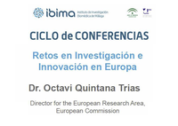 Ciclo de conferencias IBIMA. Retos de investigación e innovación en Europa