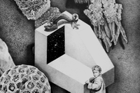 Cinco dibujos de la colección "Los paisajes isométricos" de Emmanuel Lafont se exponen en la Facultad de Ciencias