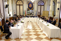 Reunión de los equipos de gobierno de la Universidad y el Ayuntamiento de Málaga 