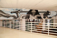 La Facultad de Derecho exhibe un nuevo mural en el hall
