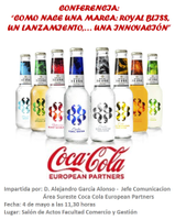 CONFERENCIA DEL JEFE DE COMUNICACIÓN – ÁREA SURESTE DE COCA COLA EUROPEAN PARTNERS,  EN LA FACULTAD DE COMERCIO Y GESTIÓN