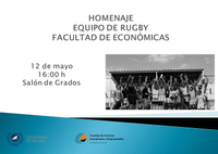 Homenaje al Equipo de Rugby de la Facultad