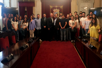 Alumnos del grado en Gestión y Administración Pública visitan el Ayuntamiento de Málaga
