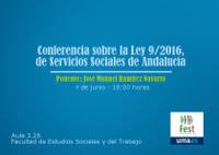 Conferencia sobre la Ley 9/2016, de Servicios Sociales de Andalucía
