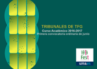 Tribunales de TFG. Curso Académico 2016-2017.Primera convocatoria ordinaria de junio