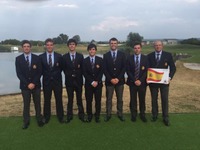 Victor Pastor, alumno de la UMA, medalla de oro en el Campeonato de Europa Absoluto de golf con España 