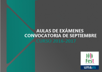 Aulas de exámenes de la convocatoria de septiembre. Curso 2016-17