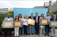 El decano de la Facultad de Turismo recibe en Torremolinos el Premio Personalidad Turística